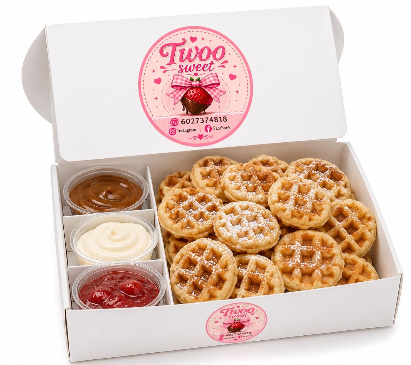 Waffles con dips